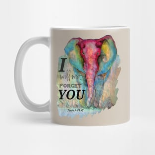 Elephant I will not forget Mug